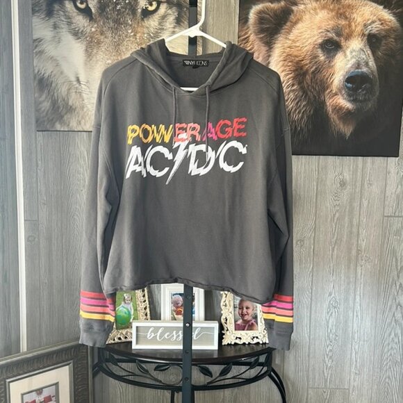 EEUC Vinyl Icons Cropped Hoodie XL - Picture 1 of 4